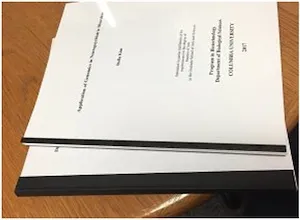 Thesis Bindings
