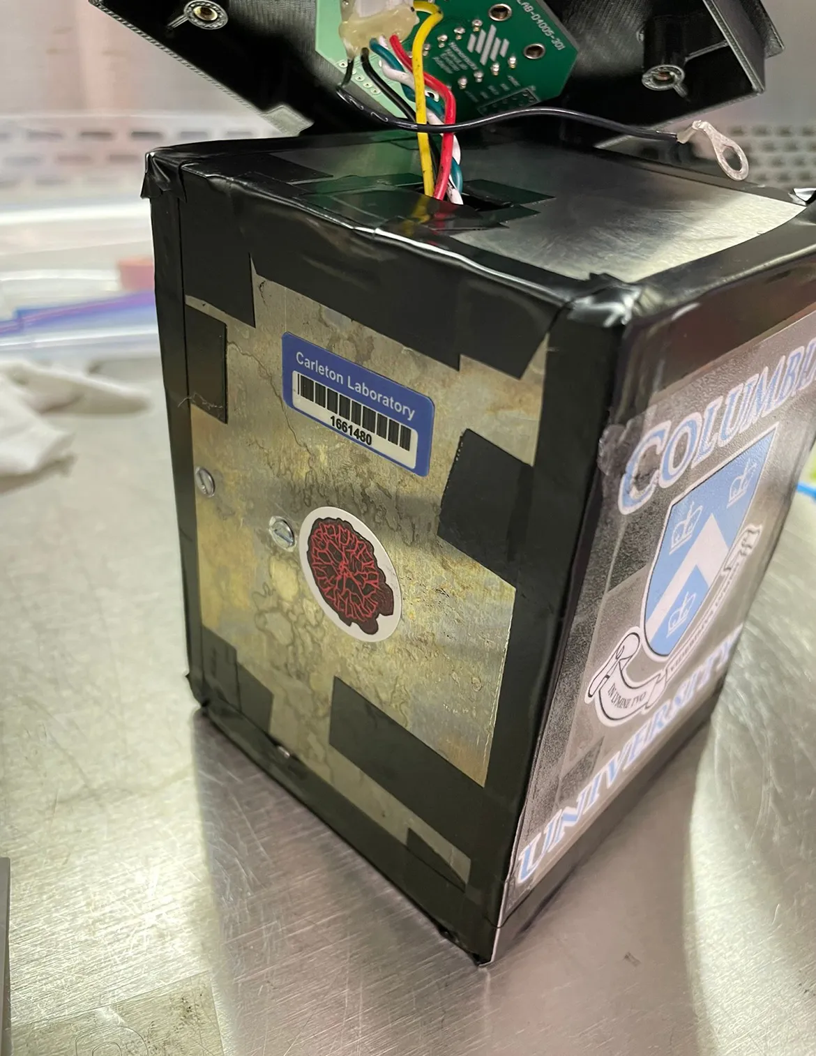 Assembled payload containing P. aeruginosa and S. aureus biofilms sent to the International Space Station (ISS)