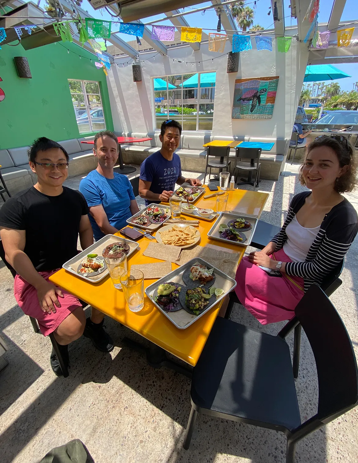 Lena is pictured with some of the collaborators from Gene's lab at UCSD who contributed to the Molecular Cell paper.