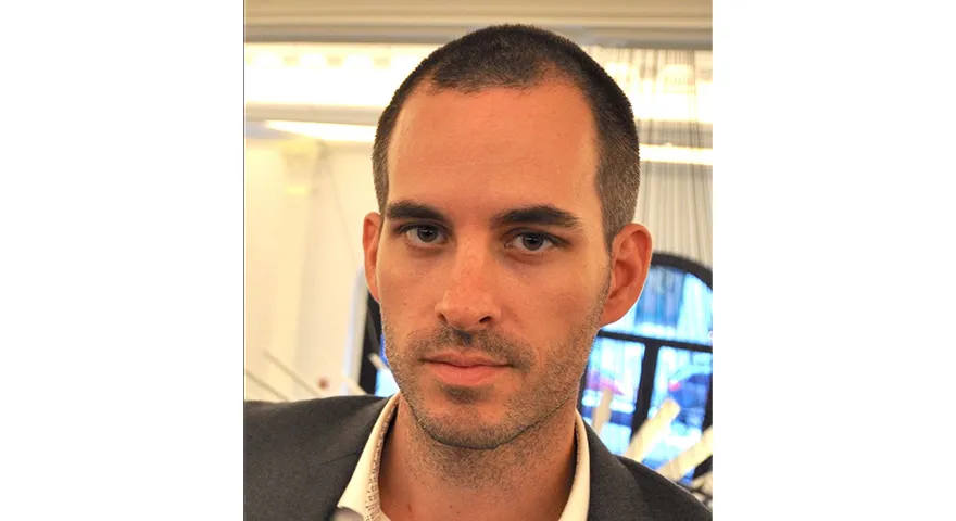man looking directly at camera