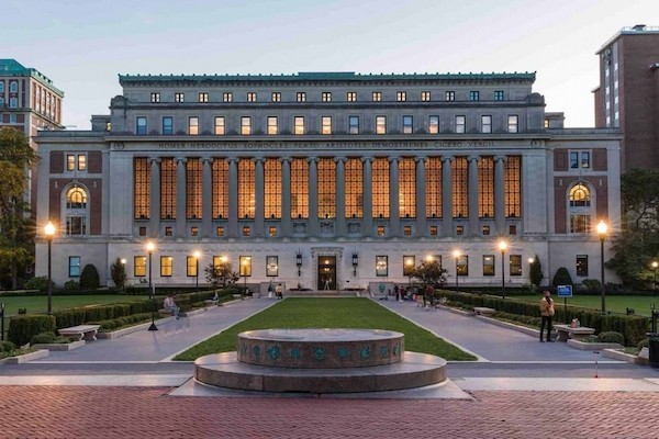 a photograph of a building at Columbia University