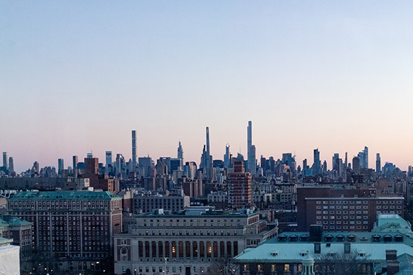 NYC Skyline at dusk